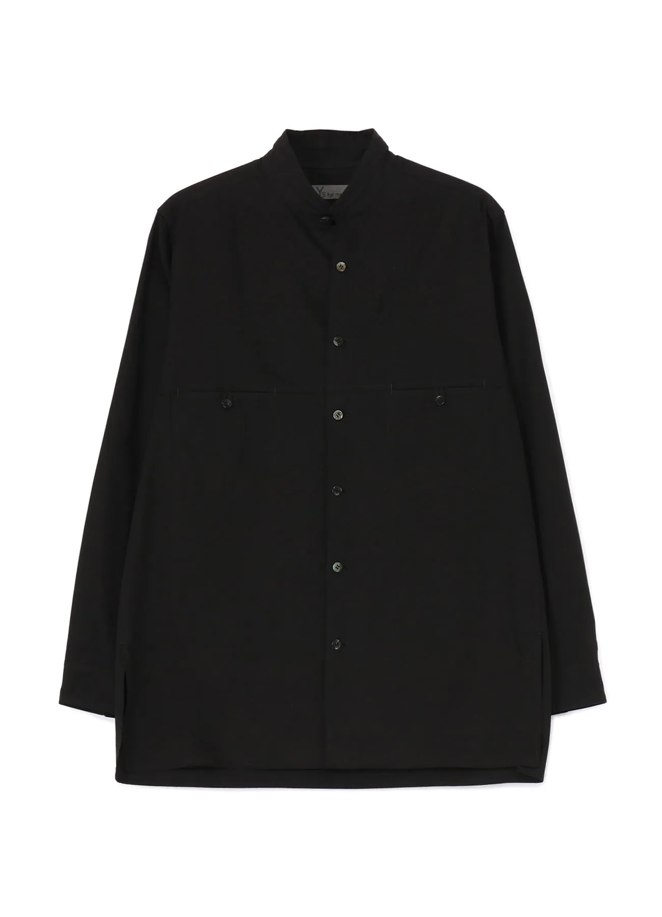 40 BROAD PANEL STAND COLLAR SHIRT