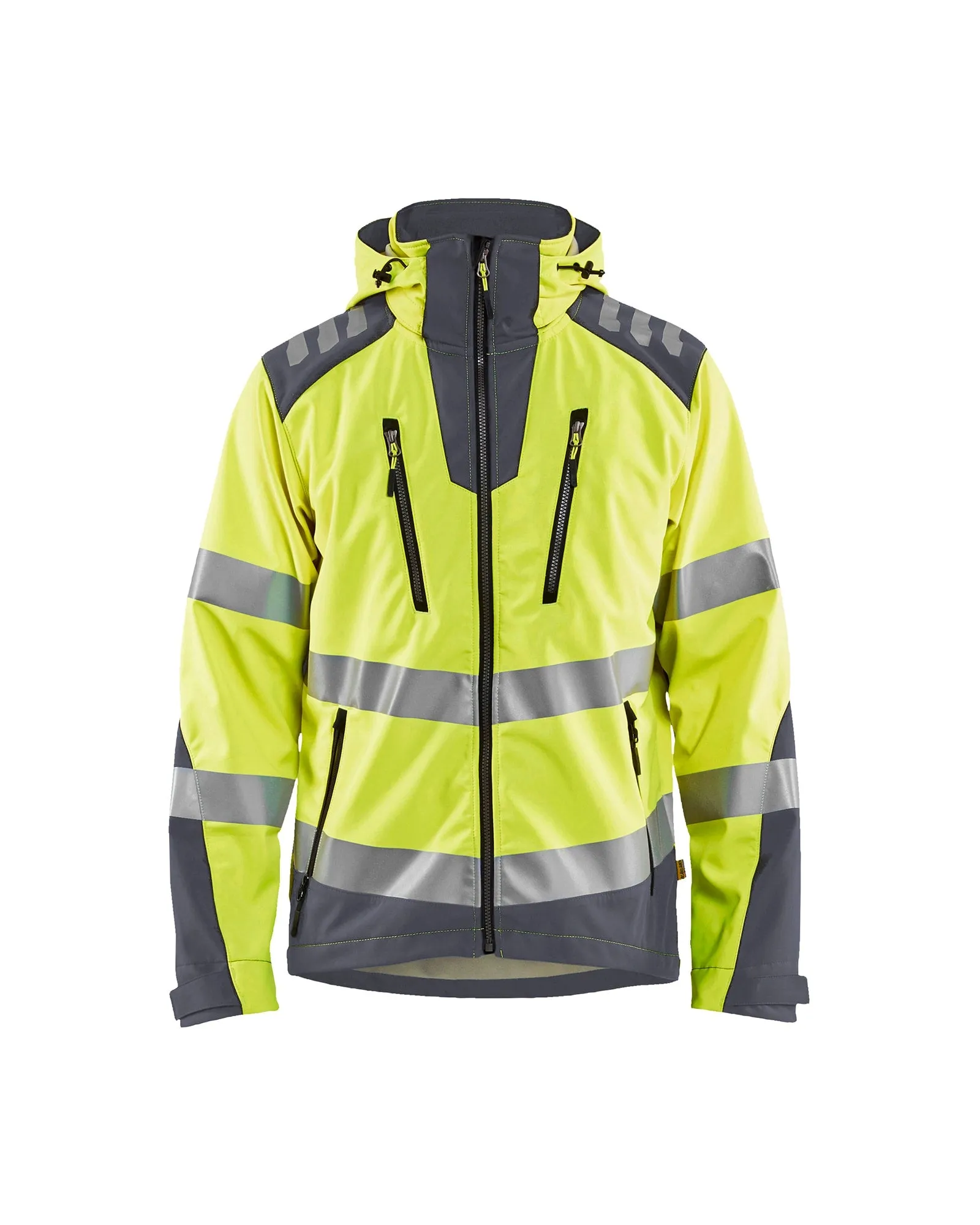 4491 Blaklader HIGH VIS  LIGHT SOFTSHELL JACKET