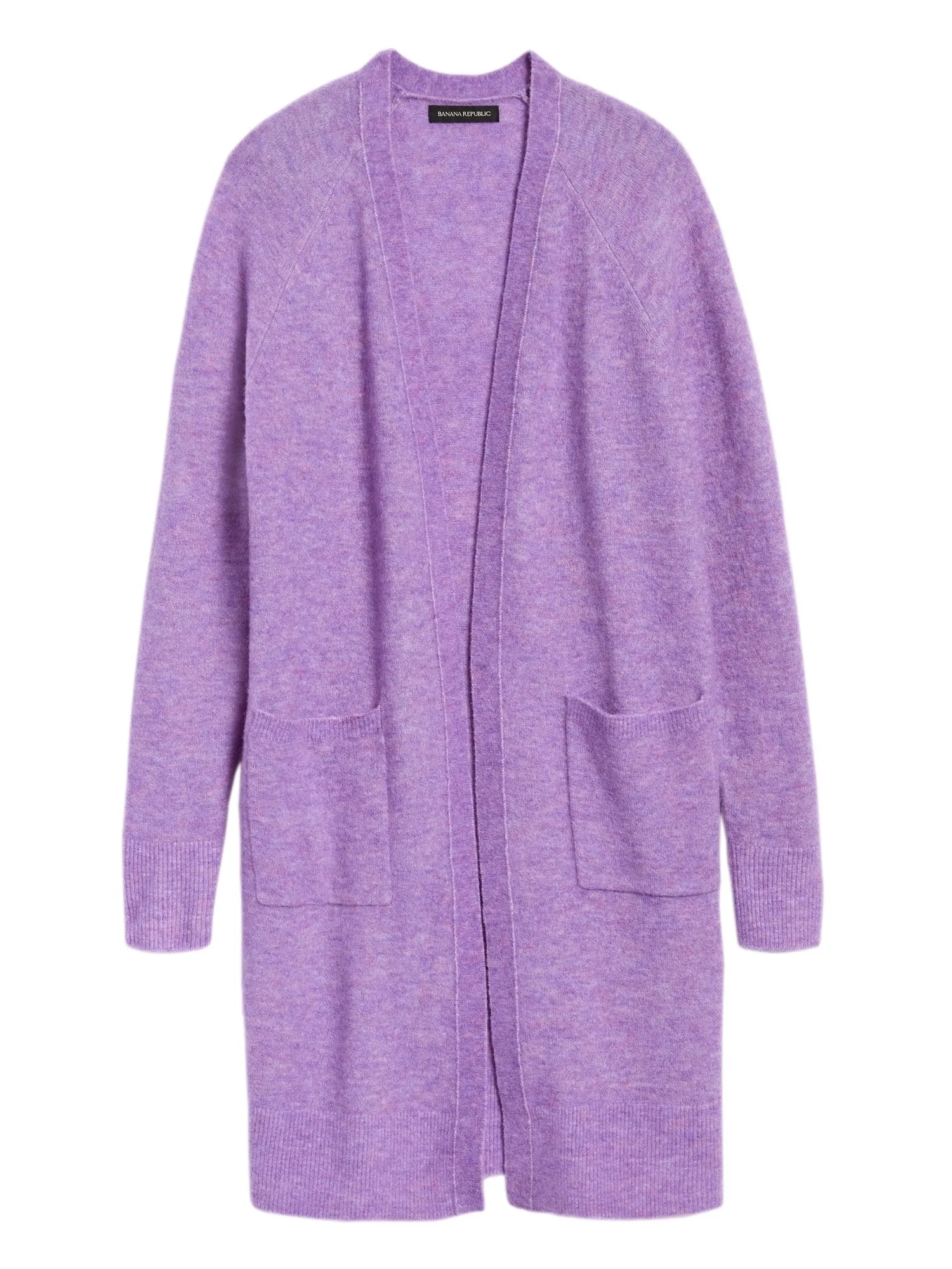 Aire Duster Cardigan Sweater in Purple