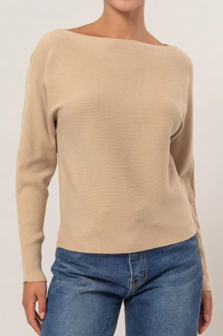 Bessie Boat Neckline Sweater