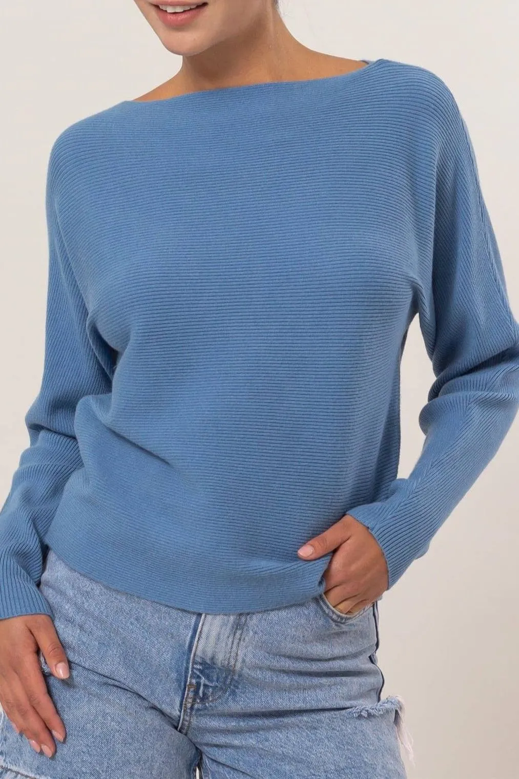 Bessie Boat Neckline Sweater