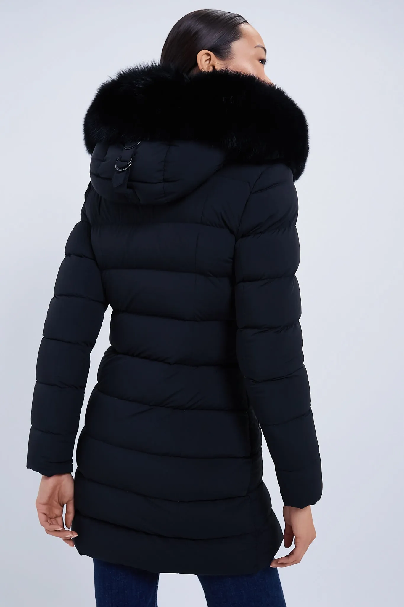 Black Calla Down Coat