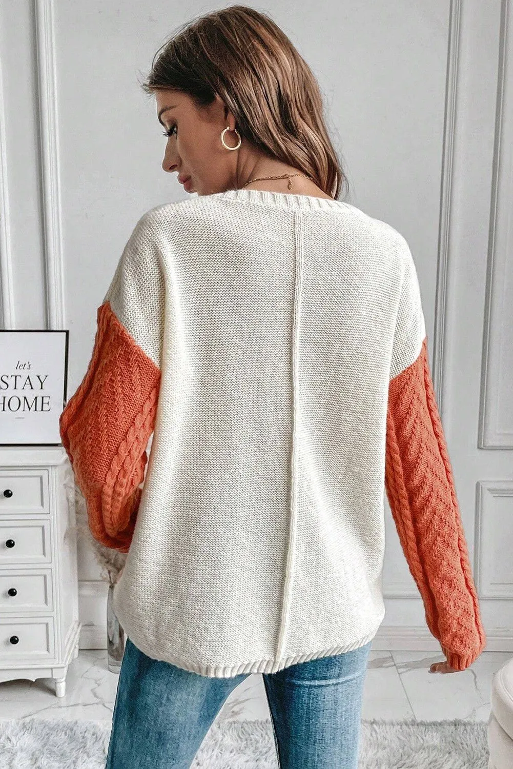 Blocks Of Fall Knit Sweater - 3 Colors Available