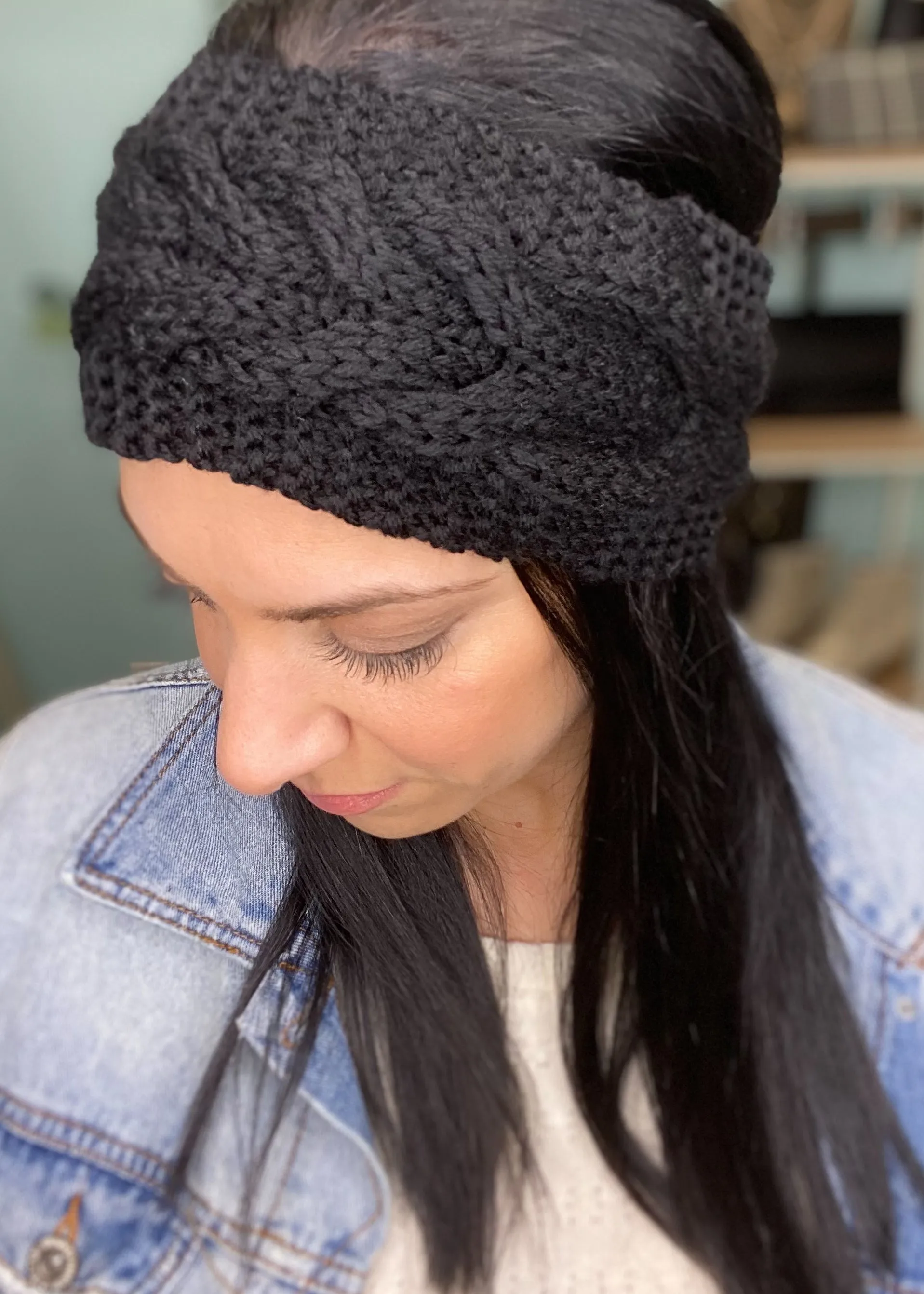 Braided Sweater Headband Ear Warmer-3 Colors Available