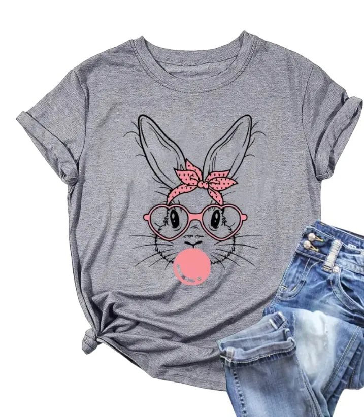 Bubblegum chewin Bunny tee