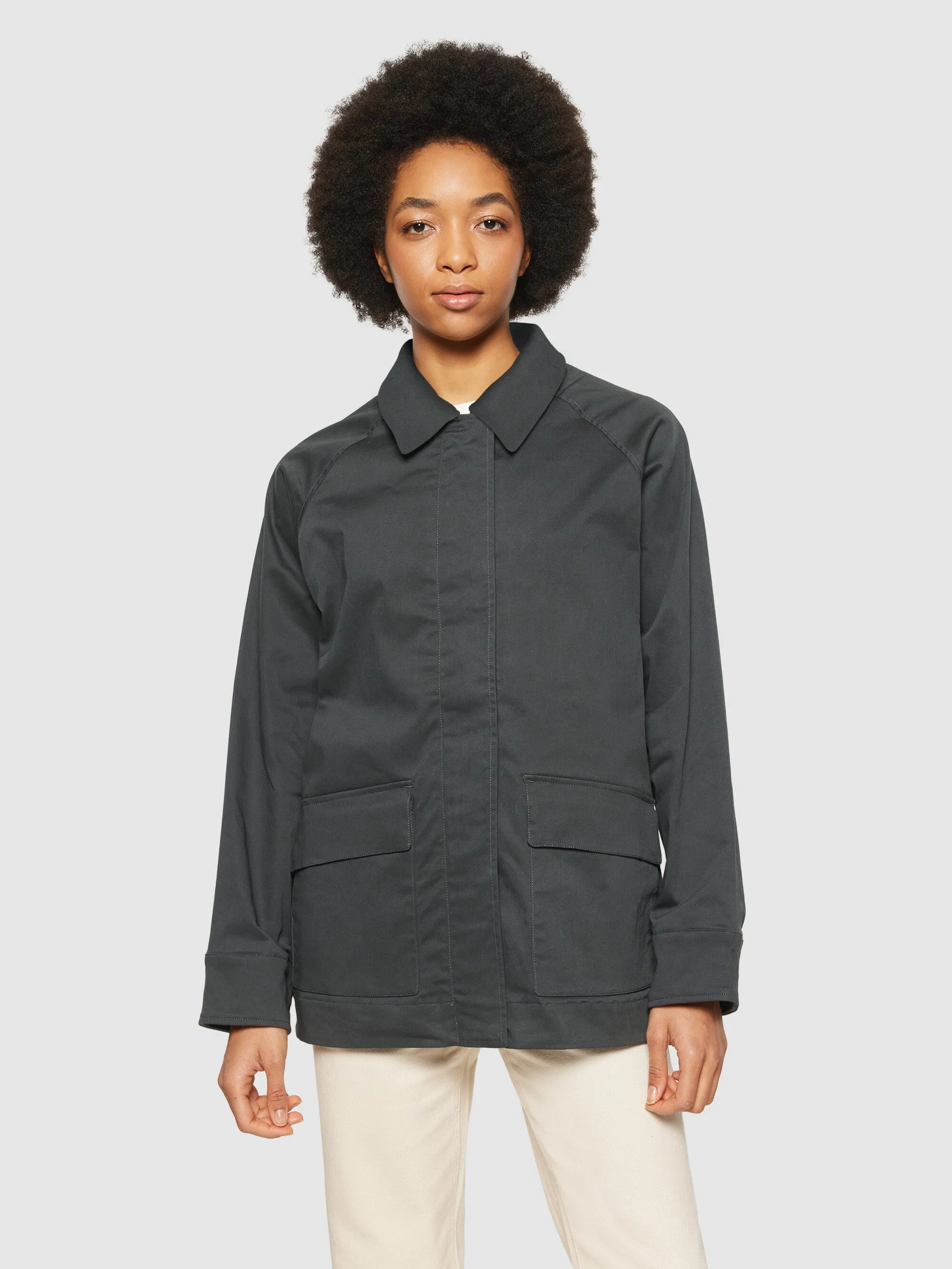 Canvas jacket - GOTS - Phantom