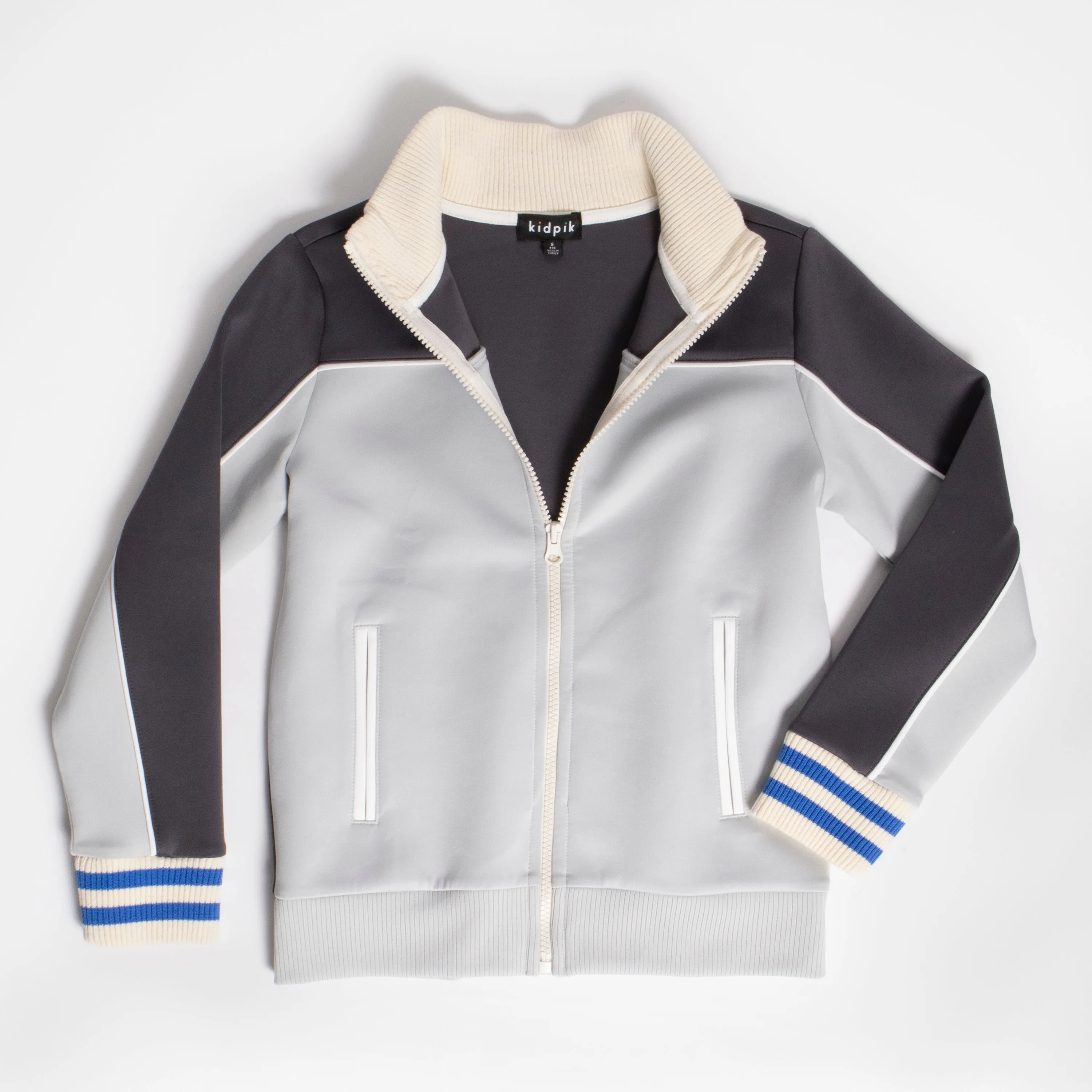 Color Block Tricot Track Jacket