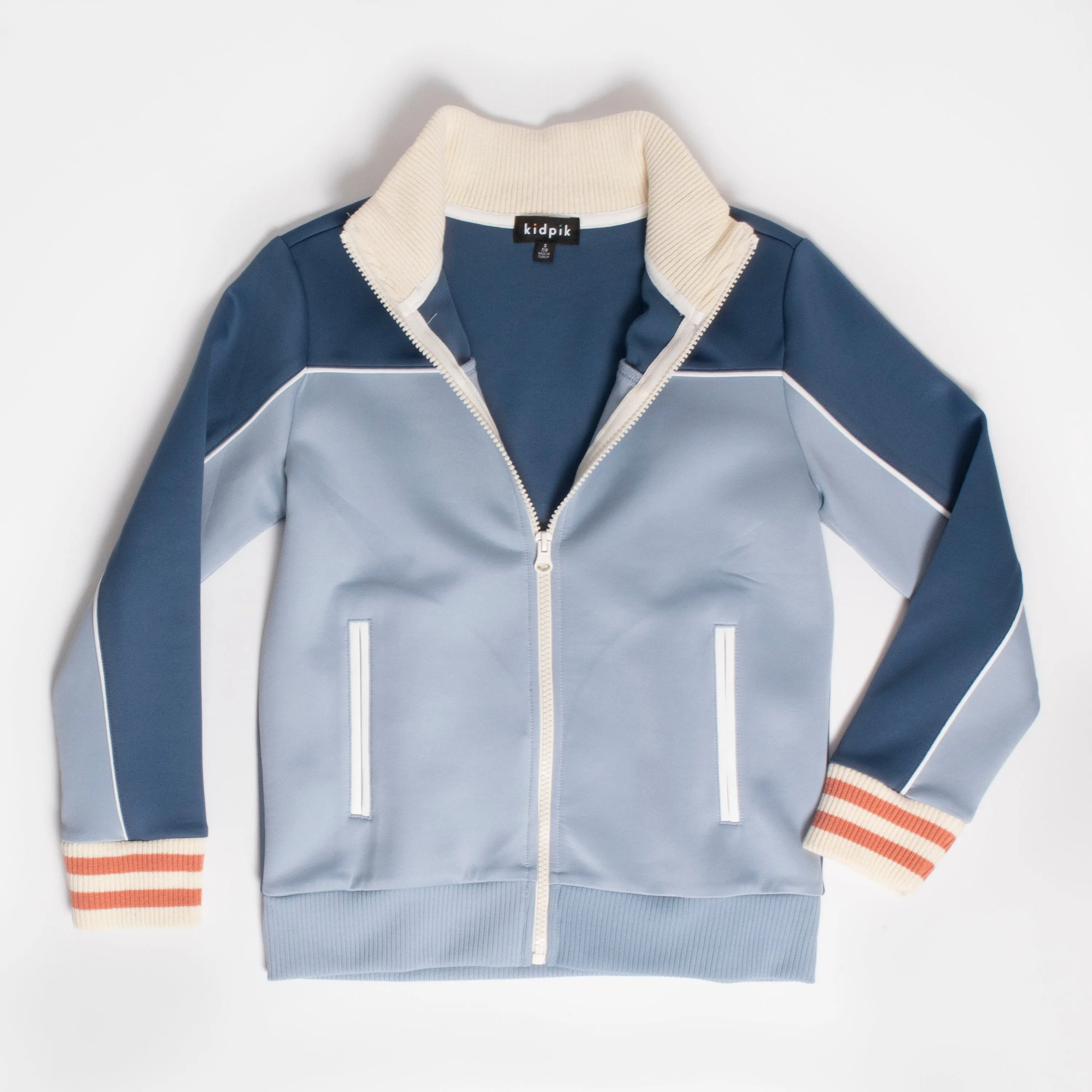 Color Block Tricot Track Jacket