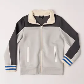 Color Block Tricot Track Jacket