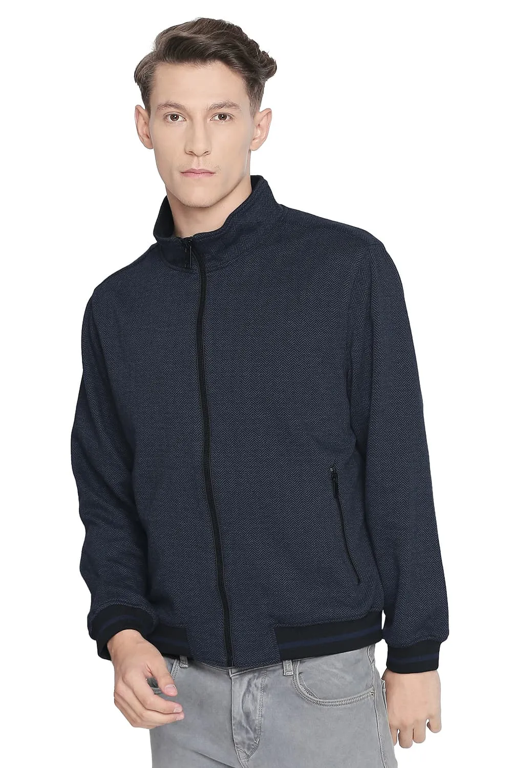 Comfort Fit Circular Knit Jacket