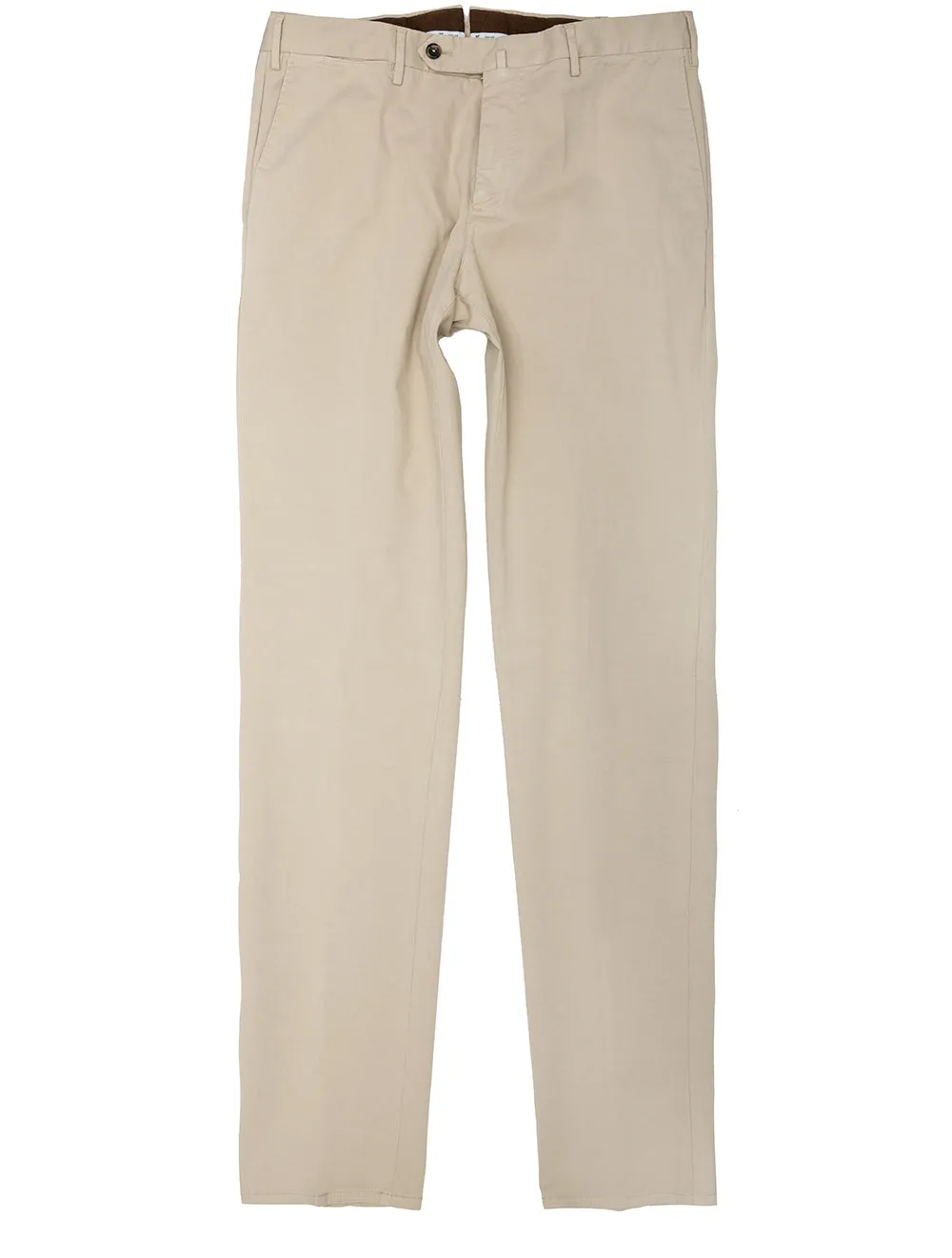 Cotton Chino Trouser-Beige