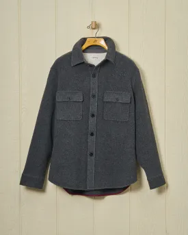 CPO Shirt Jacket in Charcoal Wool