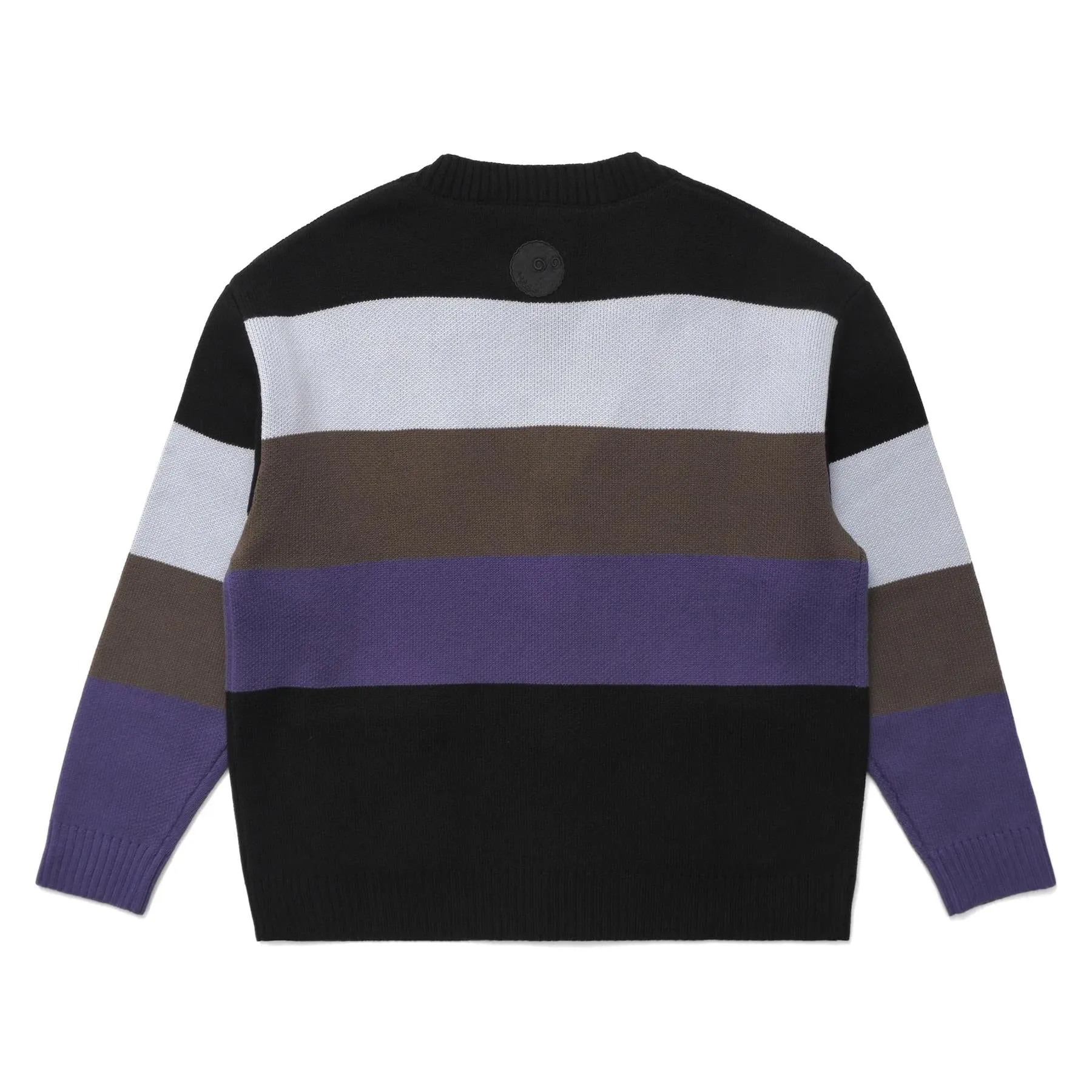 Fairbanks Cardigan Sweater Black/Purple/Moss - AW24