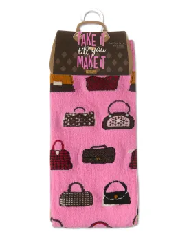 Fake It Till You Make It Crew Socks