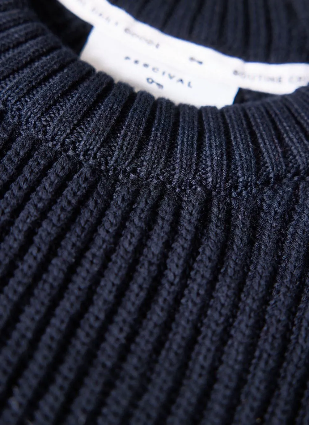 Fisherman Jumper | Heavy Cotton | Navy