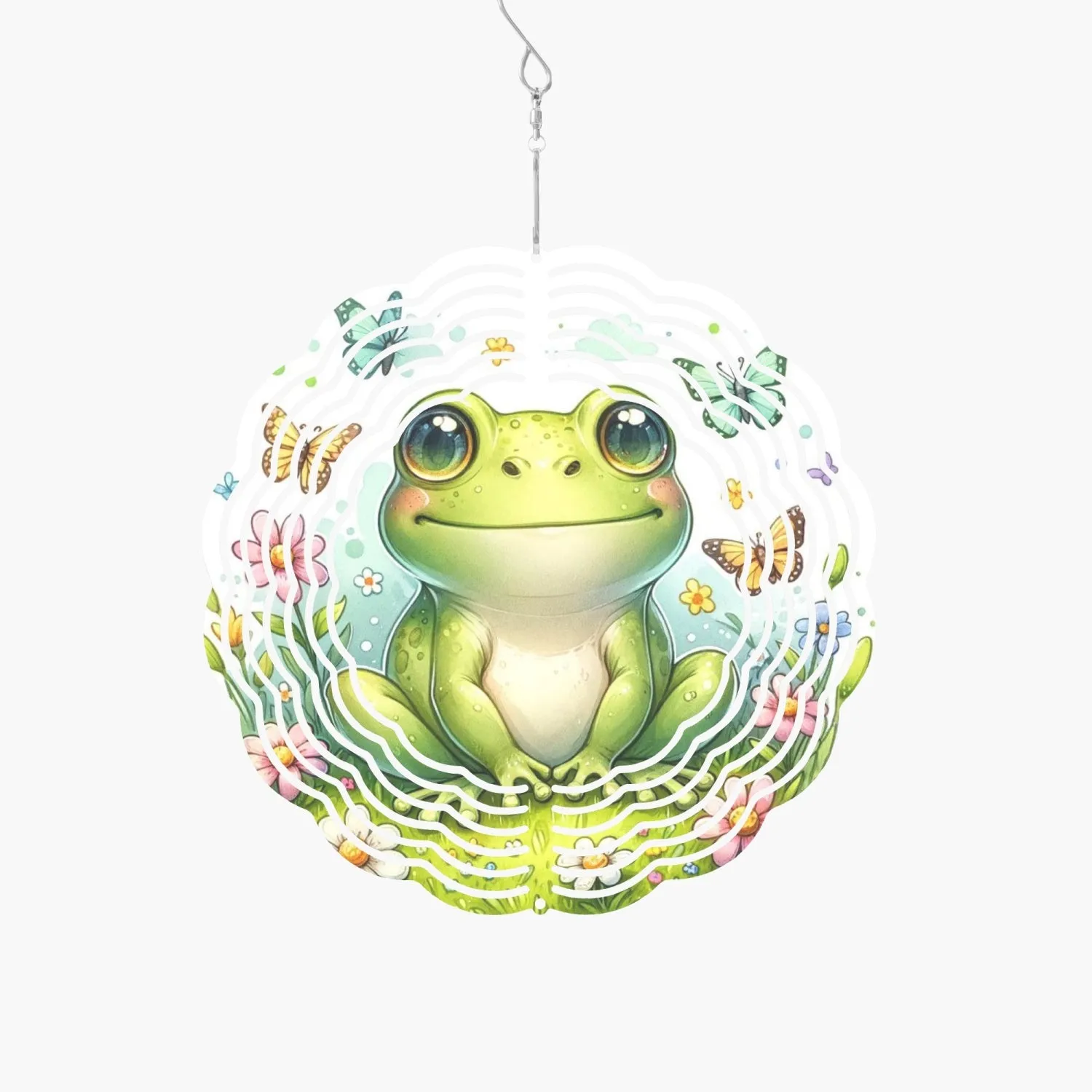 Frog Fantasy Wind Spinner