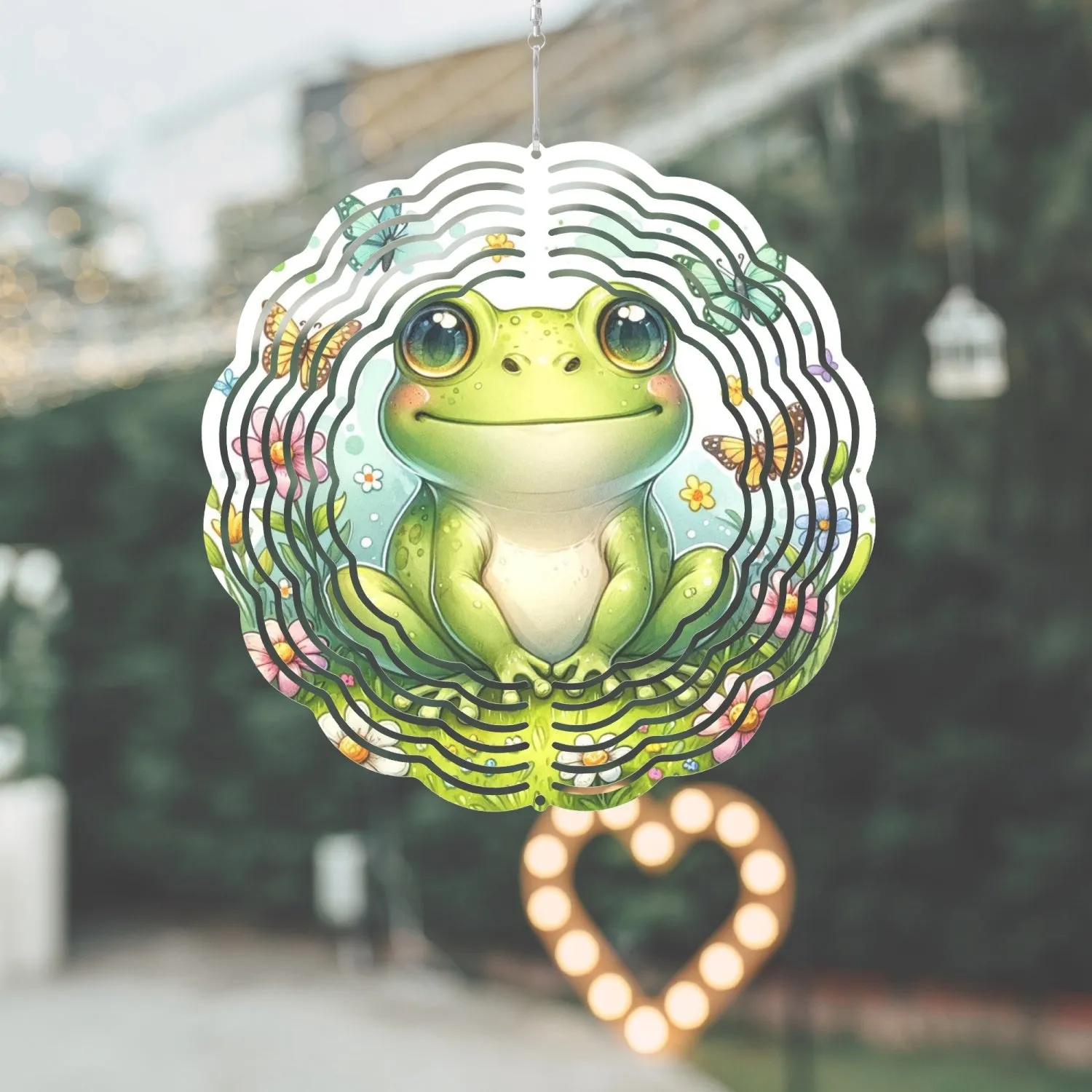 Frog Fantasy Wind Spinner