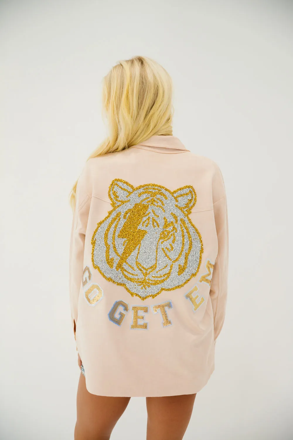 GO GET EM TIGER SUEDE JACKET