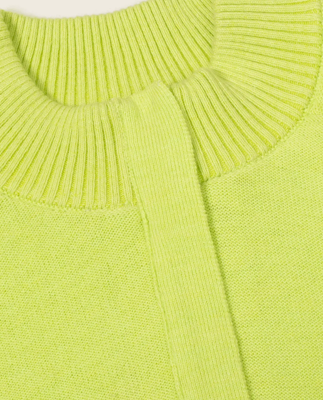 GREEN LAMB Mirissa Windstopper Lined Half Zip Sweater 050 Soft Lime