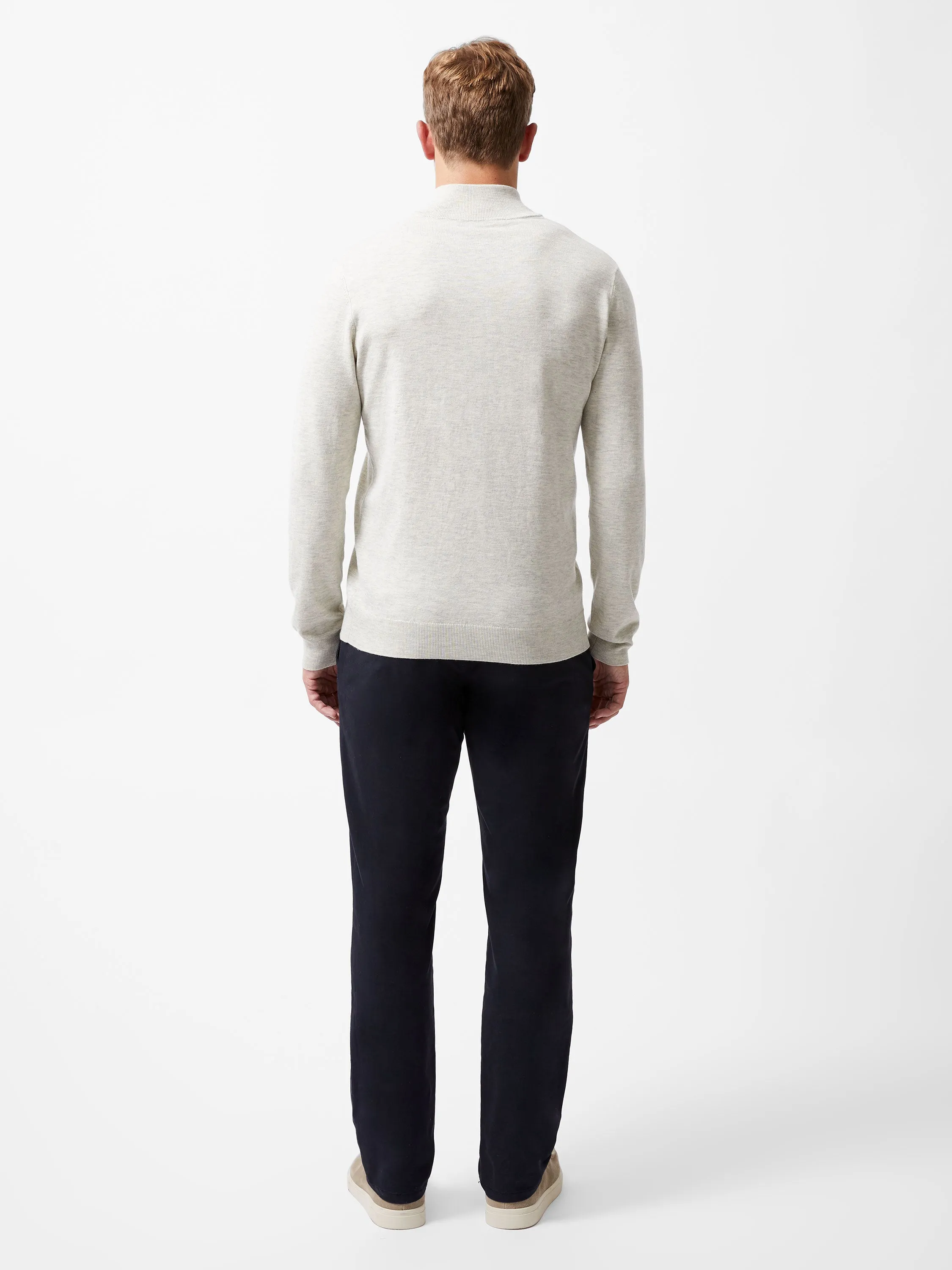 Half Zip Knitted Jumper