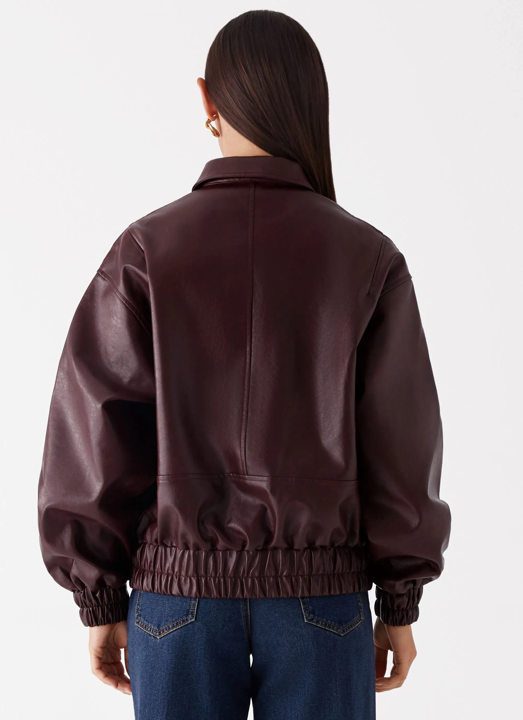 Holland Bomber Jacket - Wine