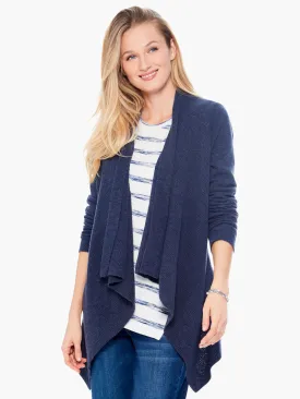 House Cardigan in Dark Indigo