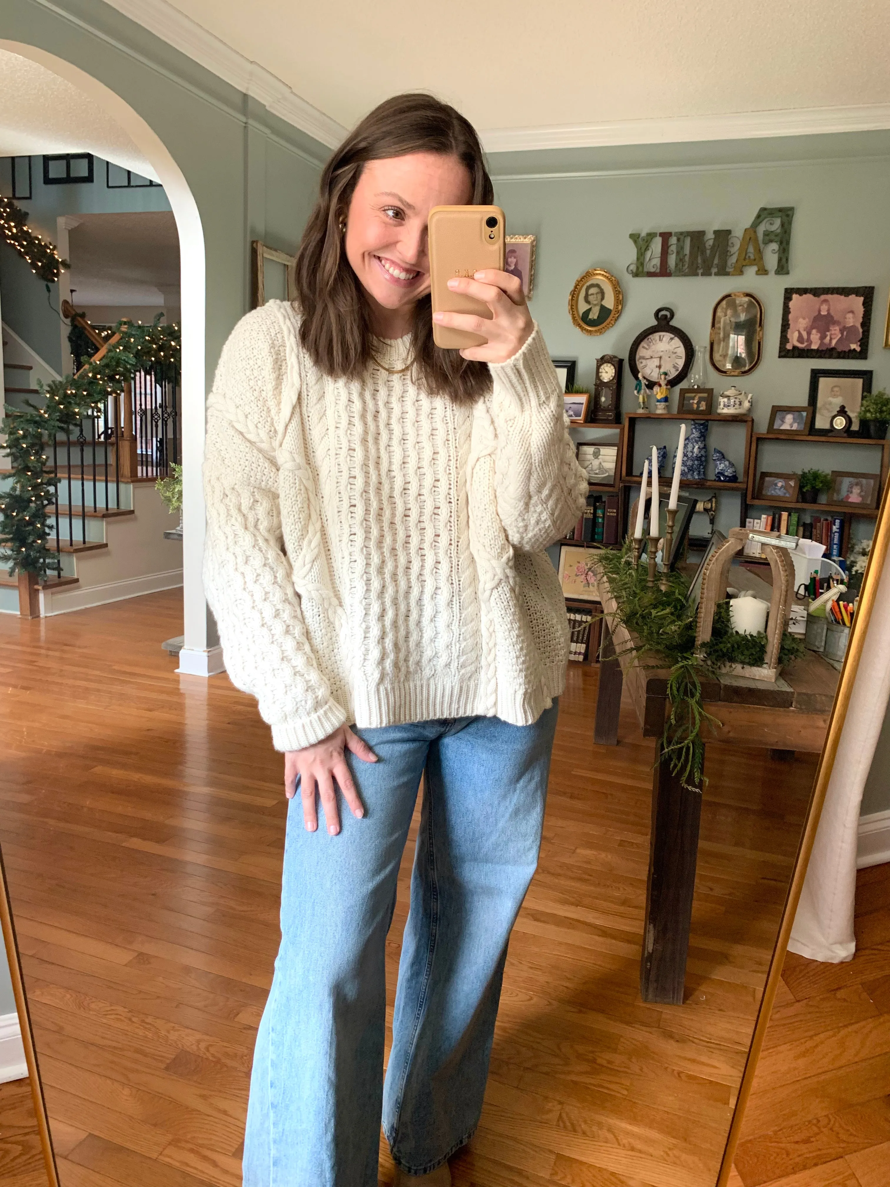 Knit and Cozy Cable Knit Sweater