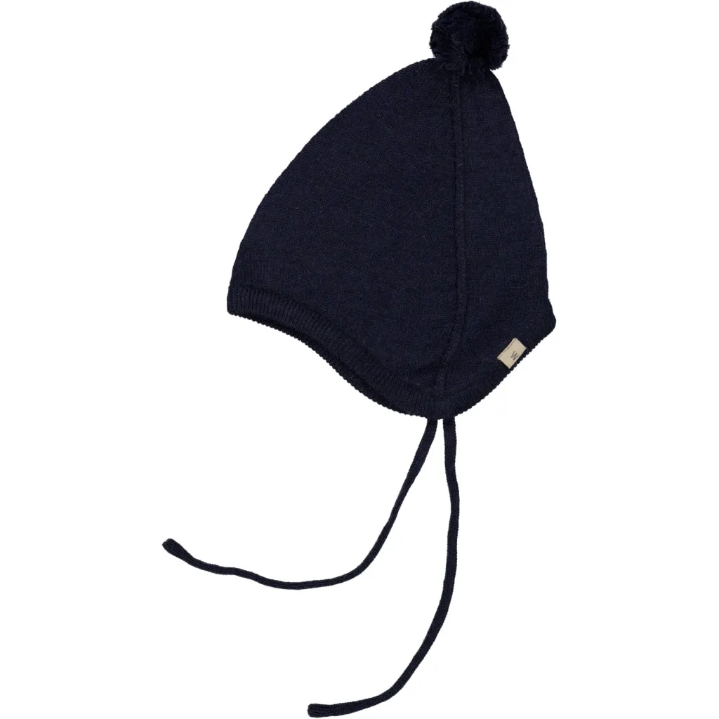 Knit Bonnet Liro - navy