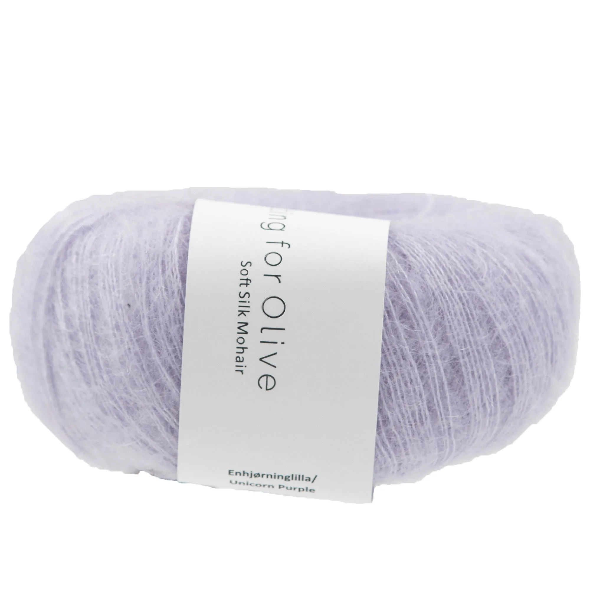 Knitting for Olive Soft Silk Mohair Yarn - Unicorn Purple