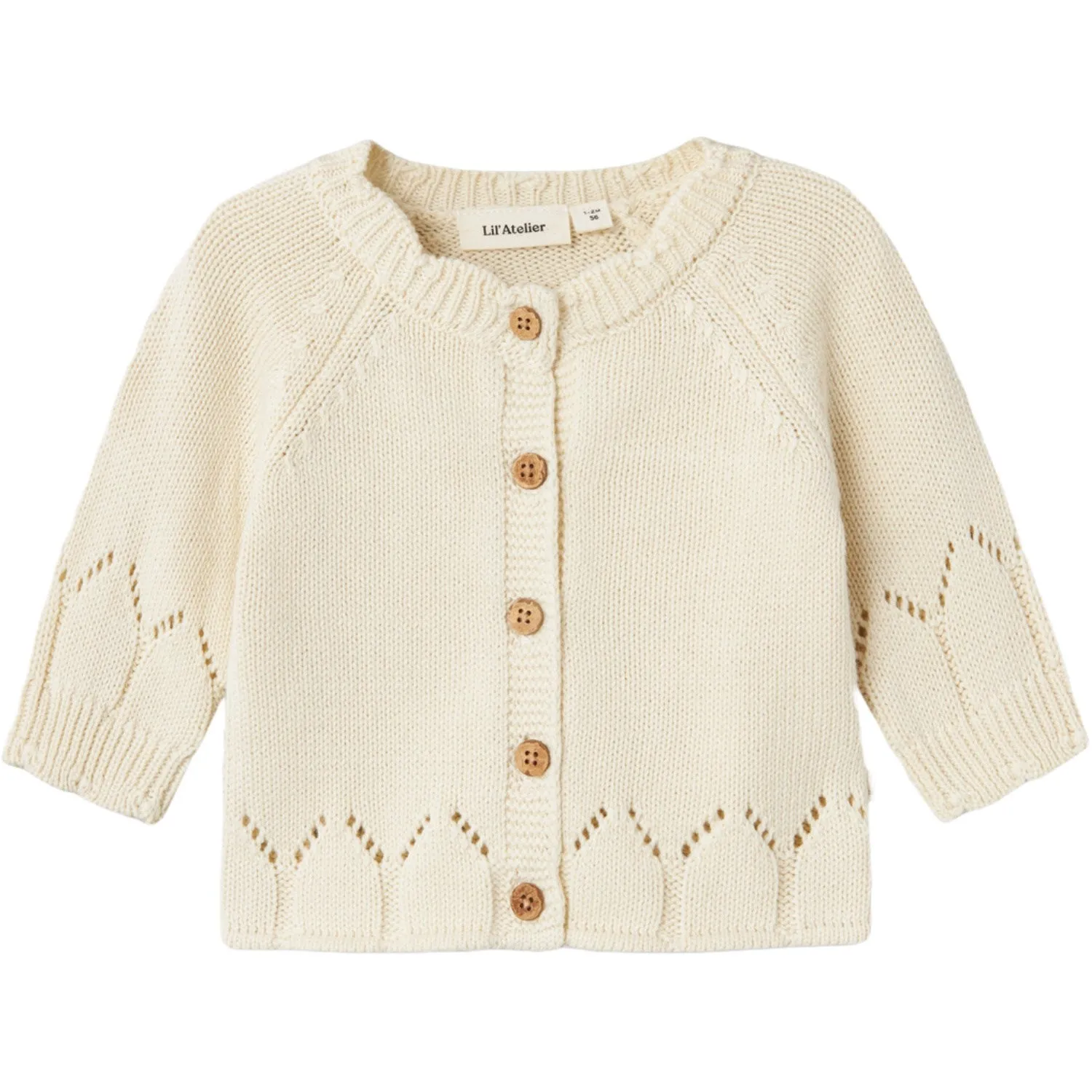 Lil'Atelier Turtledove Ramla Knit Cardigan