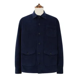 Lynton Navy Corduroy Overshirt