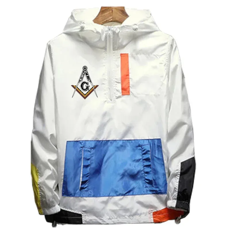 Master Mason Blue Lodge Jacket - Duotone Colors with Square & Compass G