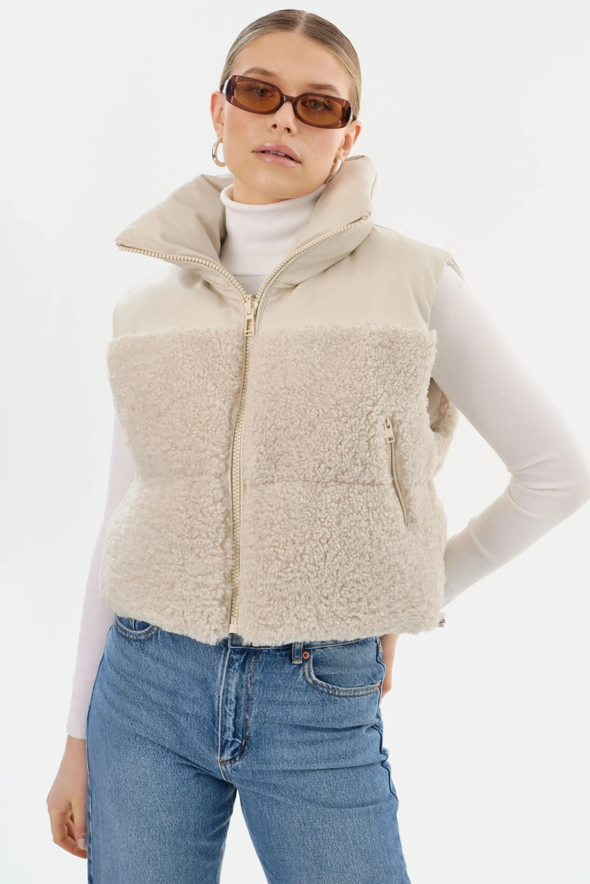 MELICIA REVERSIBLE PUFFER VEST