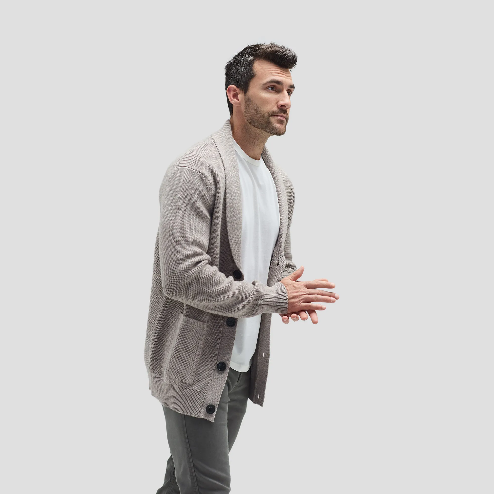 Men's Merino Cardigan