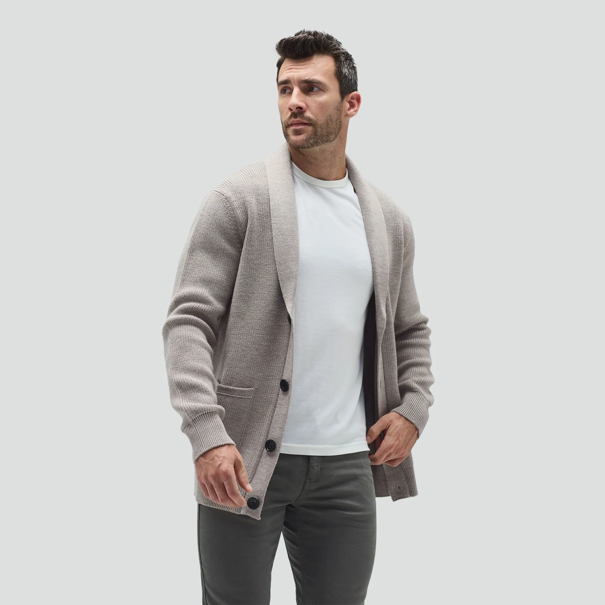 Men's Merino Cardigan