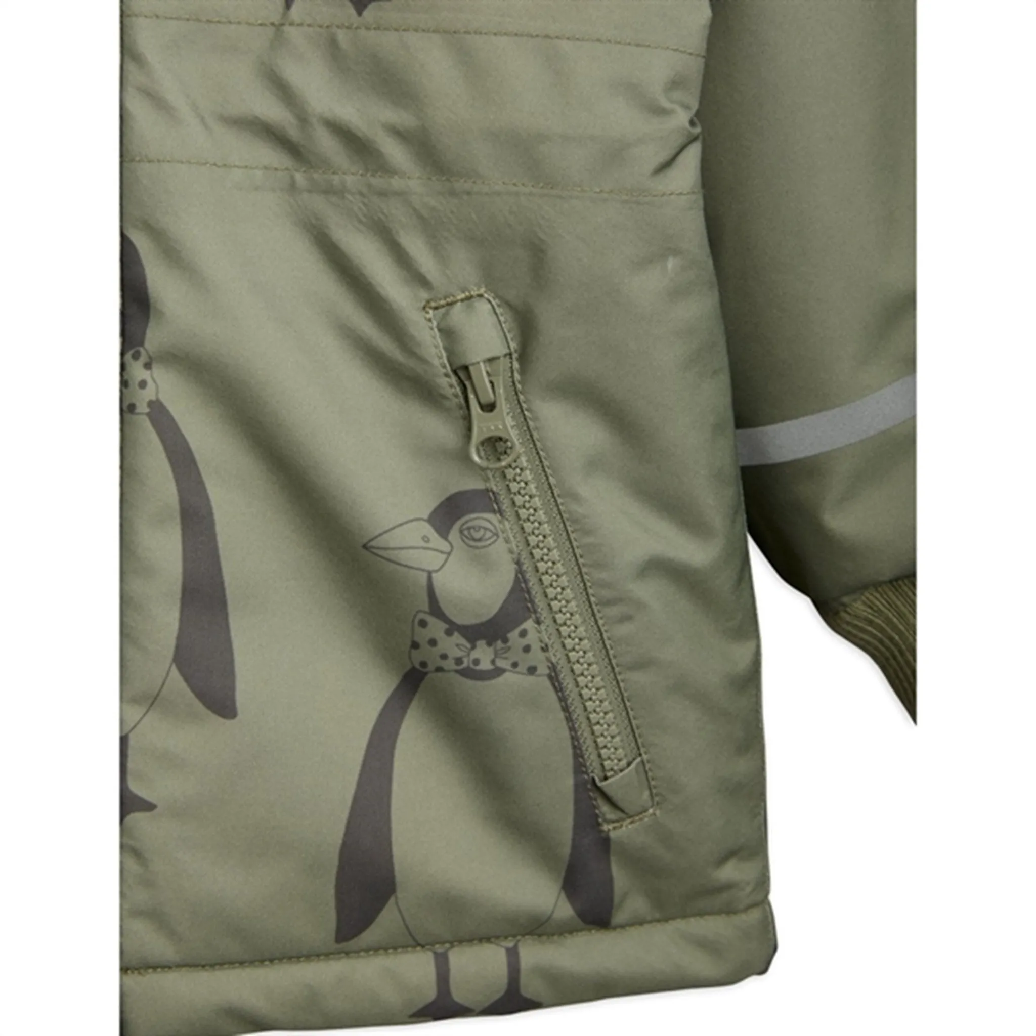 Mini Rodini Penguin K2 Parka Jacket Green