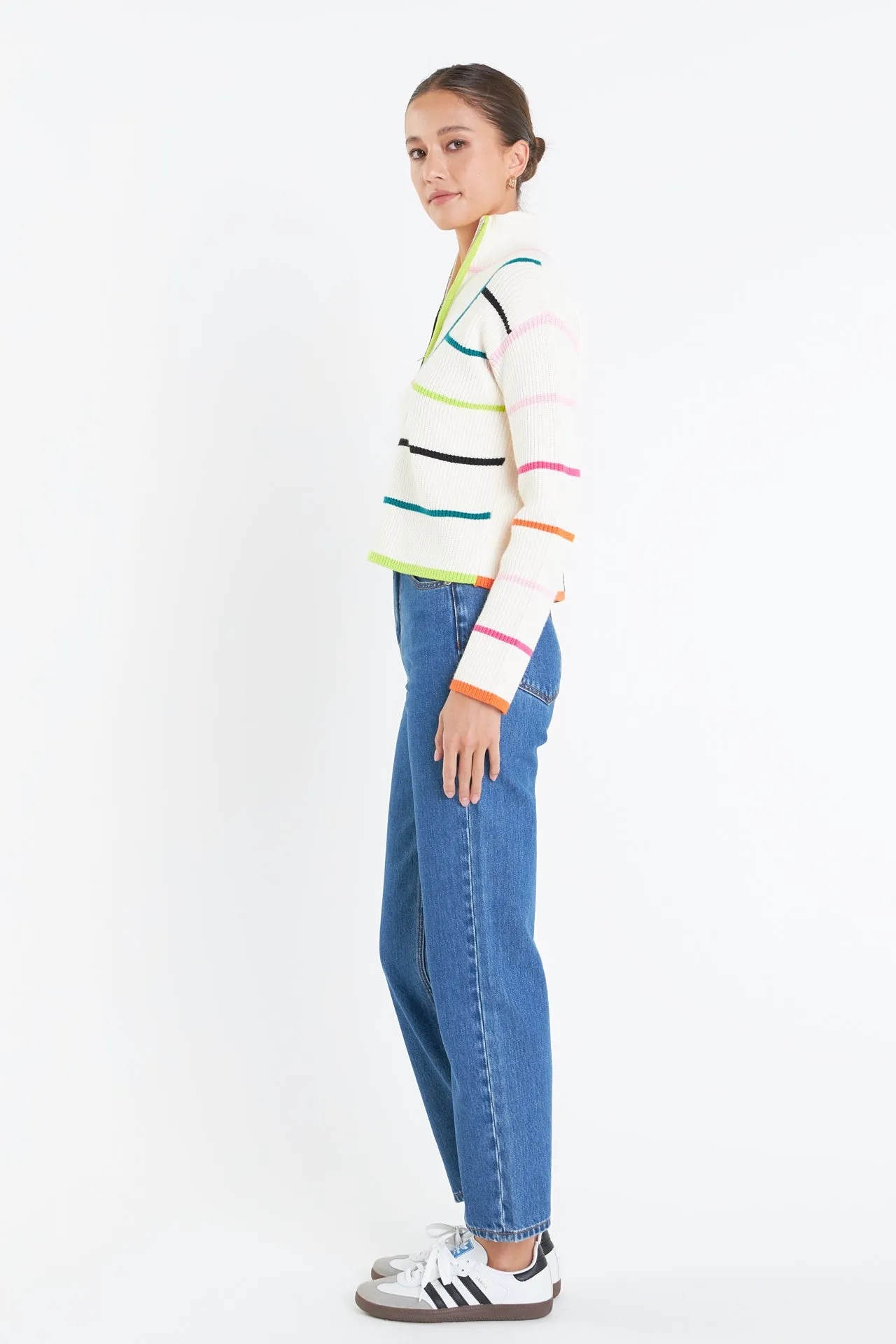 Multi Colored Stripe Sweater