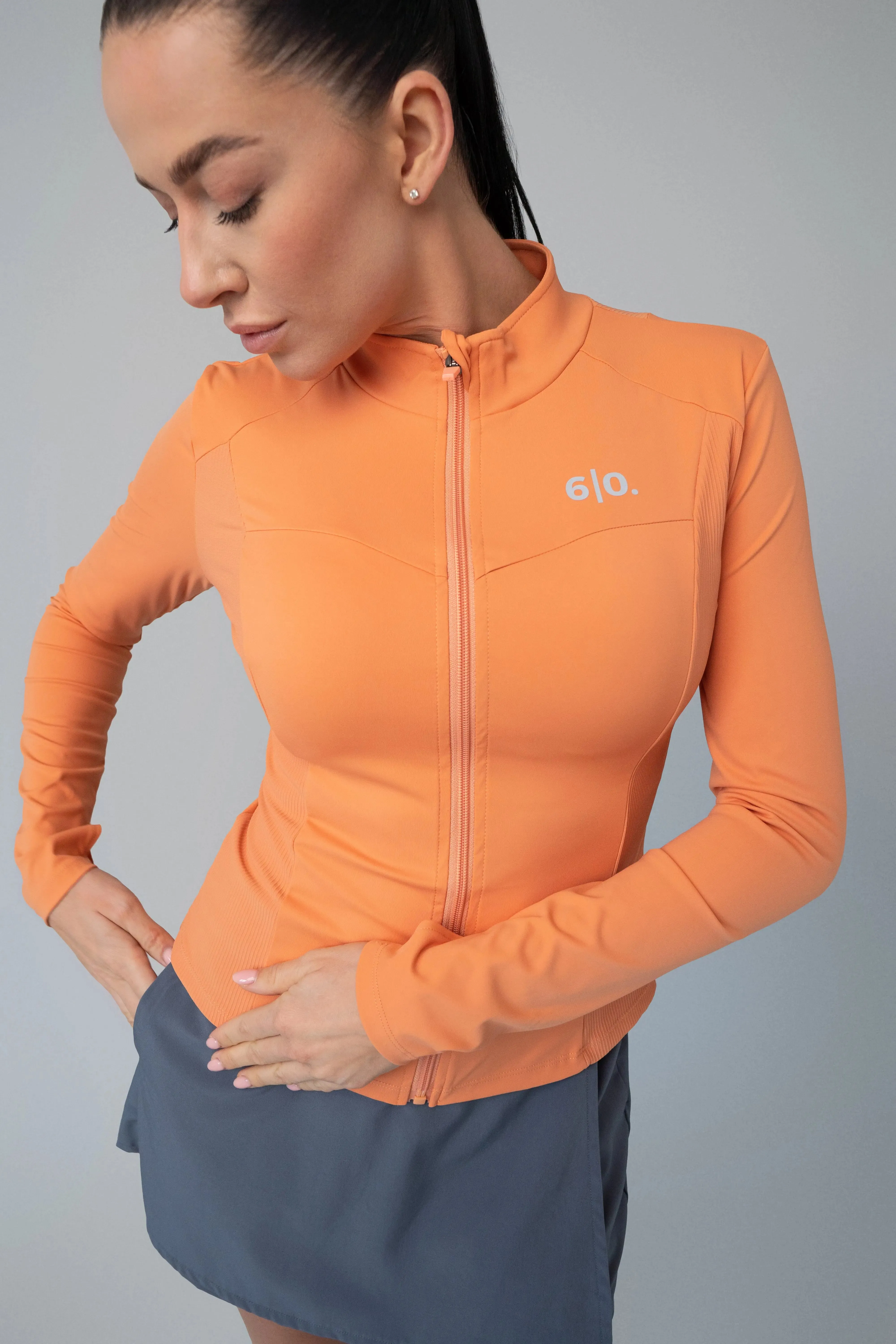 Orange soft material jacket