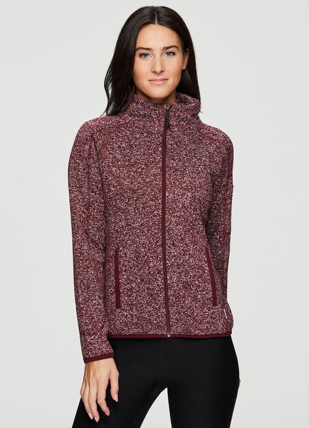 Peak Full Zip Mock Neck Jacket