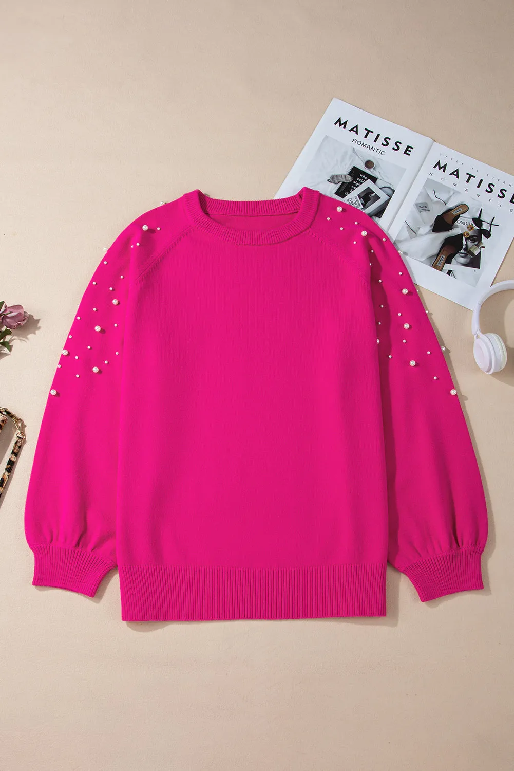 Pearl Raglan Sleeve Sweater Plus Size