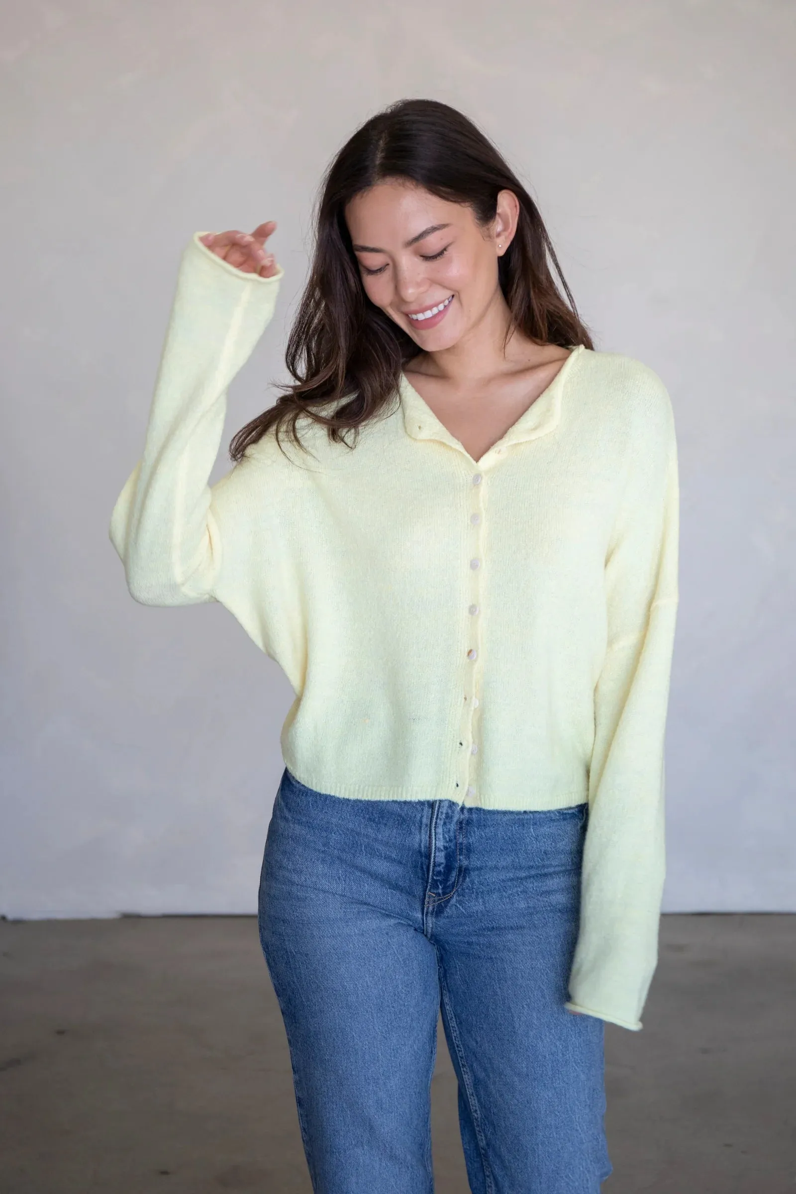 Piper Cardigan - Butter