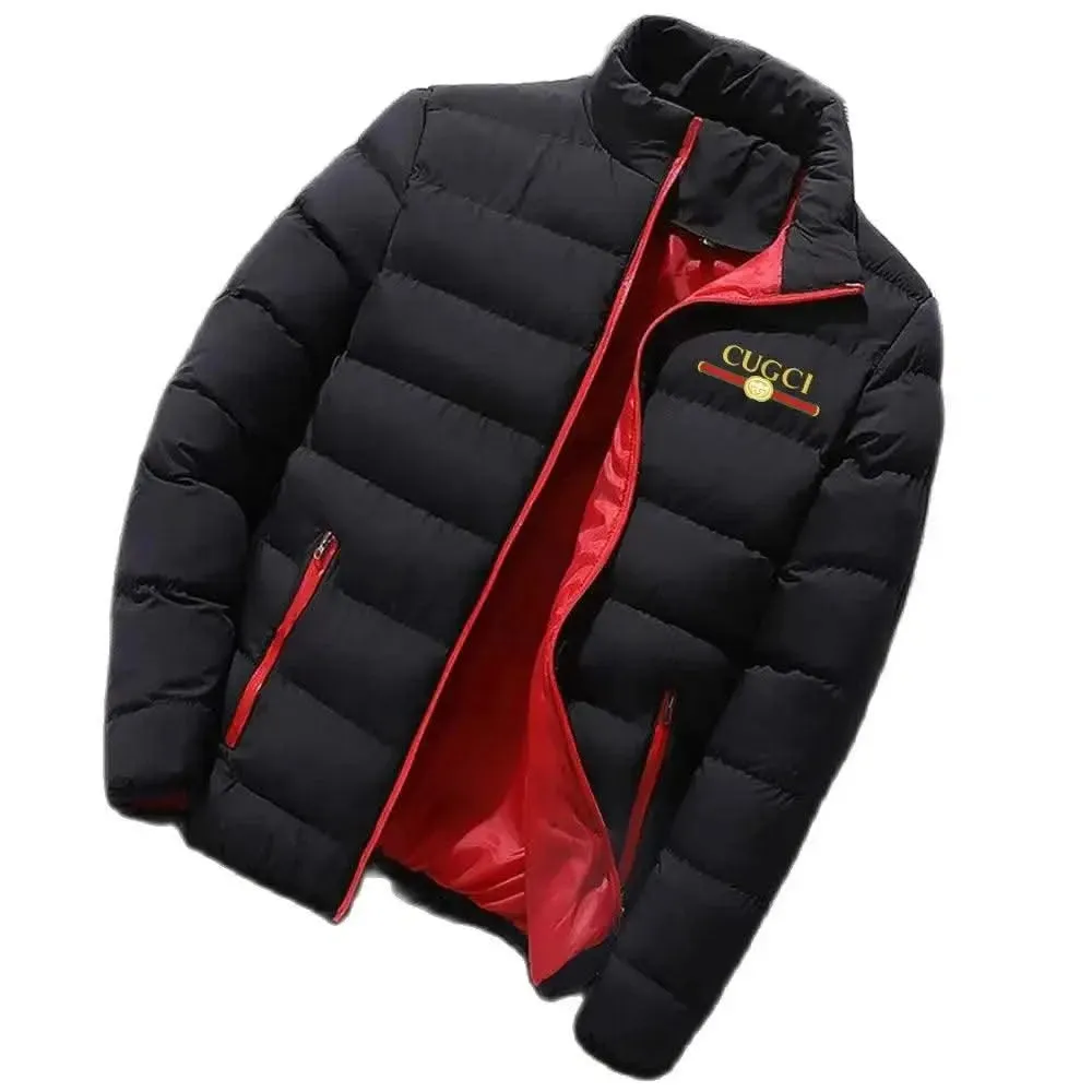 Plush Luxe Winter Motorcycle Windbreaker Jacket for Men