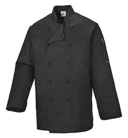 Portwest Somerset Mandarin Collar Chefs Jacket - C834