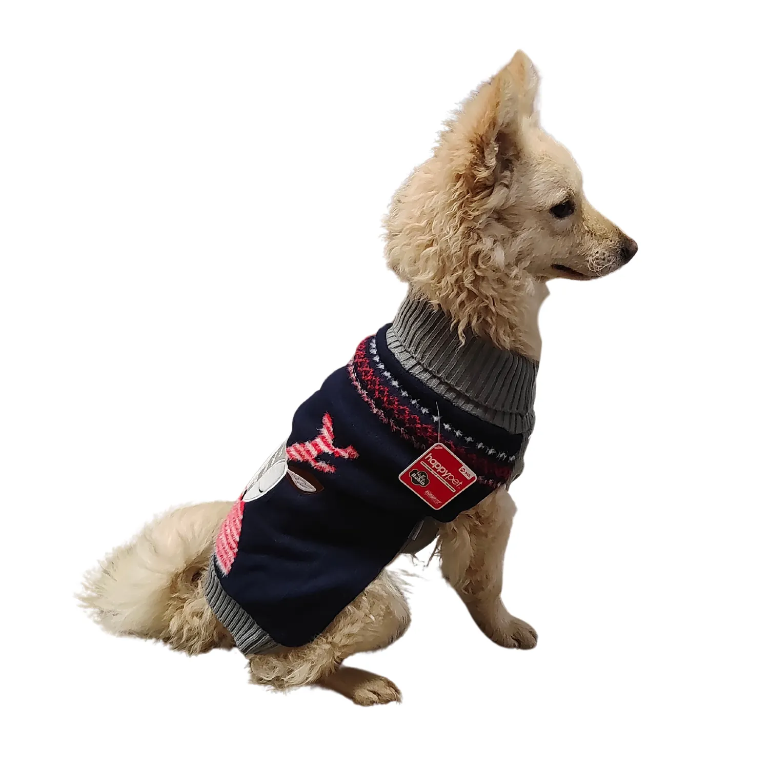 Reindeer Sweater | Christmas Dog Jumper by Happy Pet