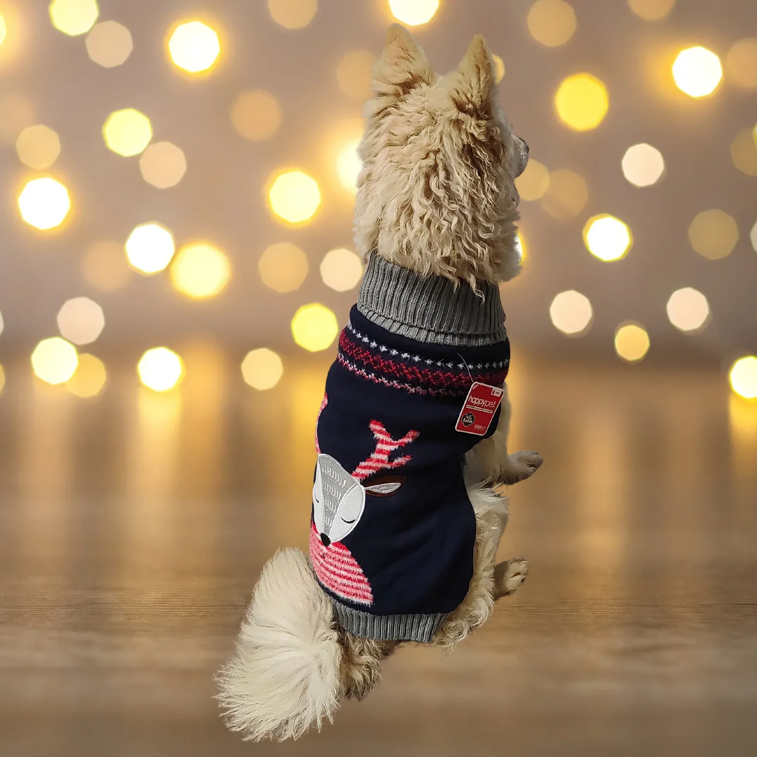 Reindeer Sweater | Christmas Dog Jumper by Happy Pet