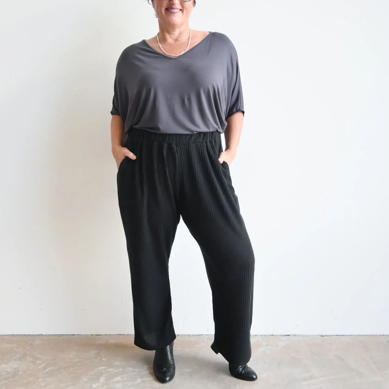 Ribbed Knit Lounge Pant