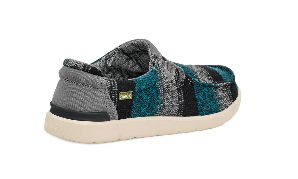 Sanuk Mens Shaka Lite 2 SL Baja Blanket Teal