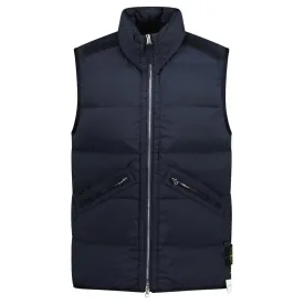 Stone Island Seamless Tunnel Down Gilet Navy