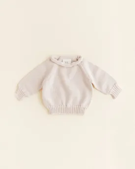 Sweater Georgette - cream <br>hvid