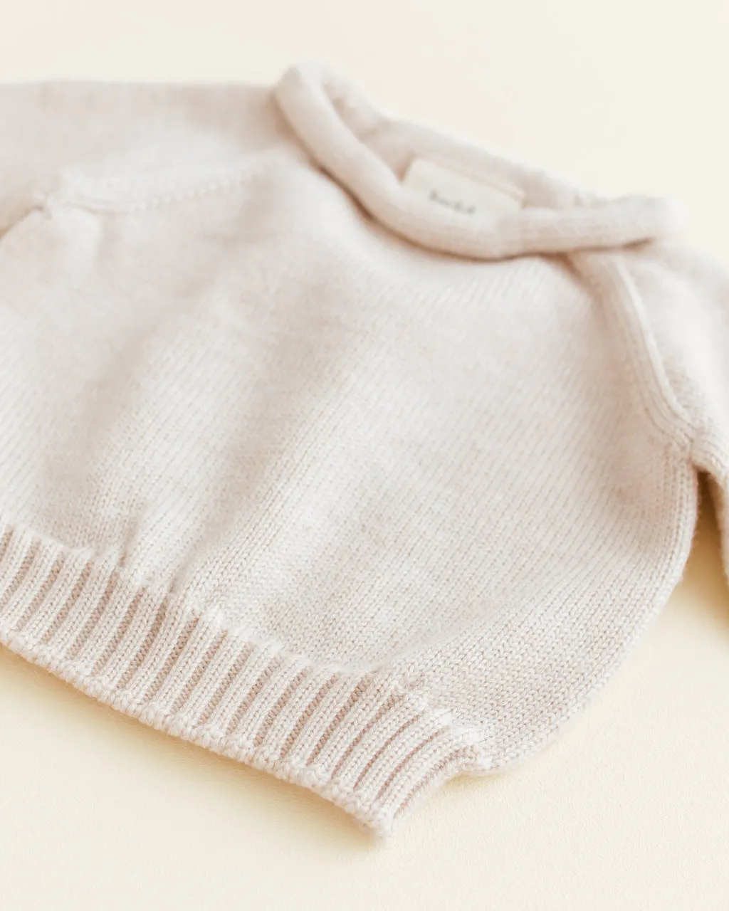 Sweater Georgette - cream <br>hvid